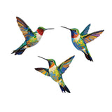 Maxbell 3 Pieces Hummingbird Decorations Hanging Decorations for Porch Patio Outside