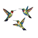 Maxbell 3 Pieces Hummingbird Decorations Hanging Decorations for Porch Patio Outside