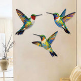 Maxbell 3 Pieces Hummingbird Decorations Hanging Decorations for Porch Patio Outside