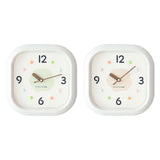 Maxbell Modern Wall Clock Easy Read Minimalist Timepiece for Office Bedroom Decor Light Green