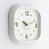 Maxbell Modern Wall Clock Easy Read Minimalist Timepiece for Office Bedroom Decor Light Green