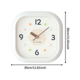 Maxbell Modern Wall Clock Easy Read Minimalist Timepiece for Office Bedroom Decor Khaki