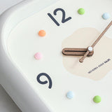 Maxbell Modern Wall Clock Easy Read Minimalist Timepiece for Office Bedroom Decor Khaki