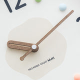 Maxbell Modern Wall Clock Easy Read Minimalist Timepiece for Office Bedroom Decor Khaki