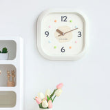 Maxbell Modern Wall Clock Easy Read Minimalist Timepiece for Office Bedroom Decor Khaki