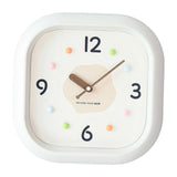 Maxbell Modern Wall Clock Easy Read Minimalist Timepiece for Office Bedroom Decor Khaki
