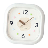 Maxbell Modern Wall Clock Easy Read Minimalist Timepiece for Office Bedroom Decor Khaki