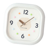 Maxbell Modern Wall Clock Easy Read Minimalist Timepiece for Office Bedroom Decor Khaki