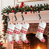 Maxbell 4 Pieces Stocking Hook Multi Uses Sturdy Garland Hook for Holiday Party Xmas Black