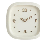Maxbell Wall Clock Art Clock Modern Minimalist Timepiece for Cafe Bar Office Kitchen Beige
