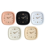 Maxbell Wall Clock Art Clock Modern Minimalist Timepiece for Cafe Bar Office Kitchen Beige