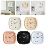 Maxbell Wall Clock Art Clock Modern Minimalist Timepiece for Cafe Bar Office Kitchen Beige