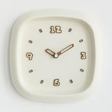 Maxbell Wall Clock Art Clock Modern Minimalist Timepiece for Cafe Bar Office Kitchen Beige