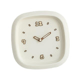 Maxbell Wall Clock Art Clock Modern Minimalist Timepiece for Cafe Bar Office Kitchen Beige