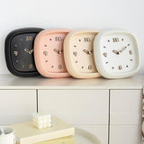 Maxbell Wall Clock Art Clock Modern Minimalist Timepiece for Cafe Bar Office Kitchen Beige