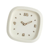 Maxbell Wall Clock Art Clock Modern Minimalist Timepiece for Cafe Bar Office Kitchen Beige