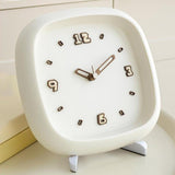 Maxbell Wall Clock Art Clock Modern Minimalist Timepiece for Cafe Bar Office Kitchen Beige
