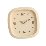 Maxbell Wall Clock Art Clock Modern Minimalist Timepiece for Cafe Bar Office Kitchen Yellow