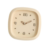 Maxbell Wall Clock Art Clock Modern Minimalist Timepiece for Cafe Bar Office Kitchen Yellow