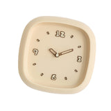Maxbell Wall Clock Art Clock Modern Minimalist Timepiece for Cafe Bar Office Kitchen Yellow