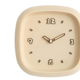 Maxbell Wall Clock Art Clock Modern Minimalist Timepiece for Cafe Bar Office Kitchen Yellow