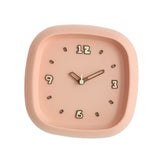 Maxbell Wall Clock Art Clock Modern Minimalist Timepiece for Cafe Bar Office Kitchen Pink