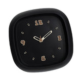 Maxbell Wall Clock Art Clock Modern Minimalist Timepiece for Cafe Bar Office Kitchen Black