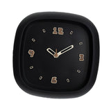 Maxbell Wall Clock Art Clock Modern Minimalist Timepiece for Cafe Bar Office Kitchen Black