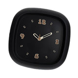 Maxbell Wall Clock Art Clock Modern Minimalist Timepiece for Cafe Bar Office Kitchen Black