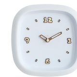 Maxbell Wall Clock Art Clock Modern Minimalist Timepiece for Cafe Bar Office Kitchen White