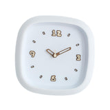 Maxbell Wall Clock Art Clock Modern Minimalist Timepiece for Cafe Bar Office Kitchen White