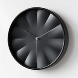 Maxbell Modern Wall Clock 12inch Decorative Hanging Clock for Dining Room Home Decor Black