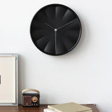 Maxbell Modern Wall Clock 12inch Decorative Hanging Clock for Dining Room Home Decor Black
