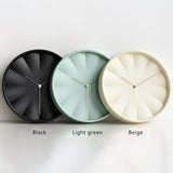 Maxbell Modern Wall Clock 12inch Decorative Hanging Clock for Dining Room Home Decor Black