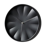 Maxbell Modern Wall Clock 12inch Decorative Hanging Clock for Dining Room Home Decor Black