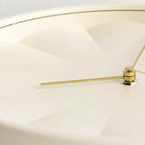 Maxbell Modern Wall Clock 12inch Decorative Hanging Clock for Dining Room Home Decor Beige