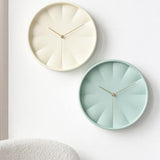 Maxbell Modern Wall Clock 12inch Decorative Hanging Clock for Dining Room Home Decor Beige