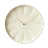Maxbell Modern Wall Clock 12inch Decorative Hanging Clock for Dining Room Home Decor Beige