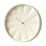 Maxbell Modern Wall Clock 12inch Decorative Hanging Clock for Dining Room Home Decor Beige