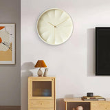 Maxbell Modern Wall Clock 12inch Decorative Hanging Clock for Dining Room Home Decor Beige