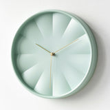 Maxbell Modern Wall Clock 12inch Decorative Hanging Clock for Dining Room Home Decor Light Green