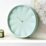 Maxbell Modern Wall Clock 12inch Decorative Hanging Clock for Dining Room Home Decor Light Green