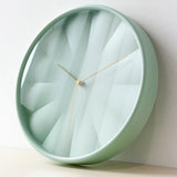 Maxbell Modern Wall Clock 12inch Decorative Hanging Clock for Dining Room Home Decor Light Green
