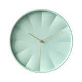 Maxbell Modern Wall Clock 12inch Decorative Hanging Clock for Dining Room Home Decor Light Green