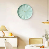 Maxbell Modern Wall Clock 12inch Decorative Hanging Clock for Dining Room Home Decor Light Green