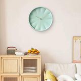 Maxbell Modern Wall Clock 12inch Decorative Hanging Clock for Dining Room Home Decor Light Green