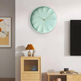 Maxbell Modern Wall Clock 12inch Decorative Hanging Clock for Dining Room Home Decor Light Green