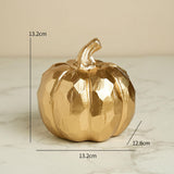 Maxbell Pumpkin Statue Modern Artistic Craft Resin for Cabinet Living Room Fireplace