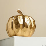 Maxbell Pumpkin Statue Modern Artistic Craft Resin for Cabinet Living Room Fireplace