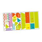 Maxbell Cartoon Floor Stickers Colorful Floor Decals for Bedroom Preschool Play Room